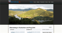 Desktop Screenshot of elberadweg.cz