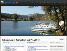 Tablet Screenshot of elberadweg.cz